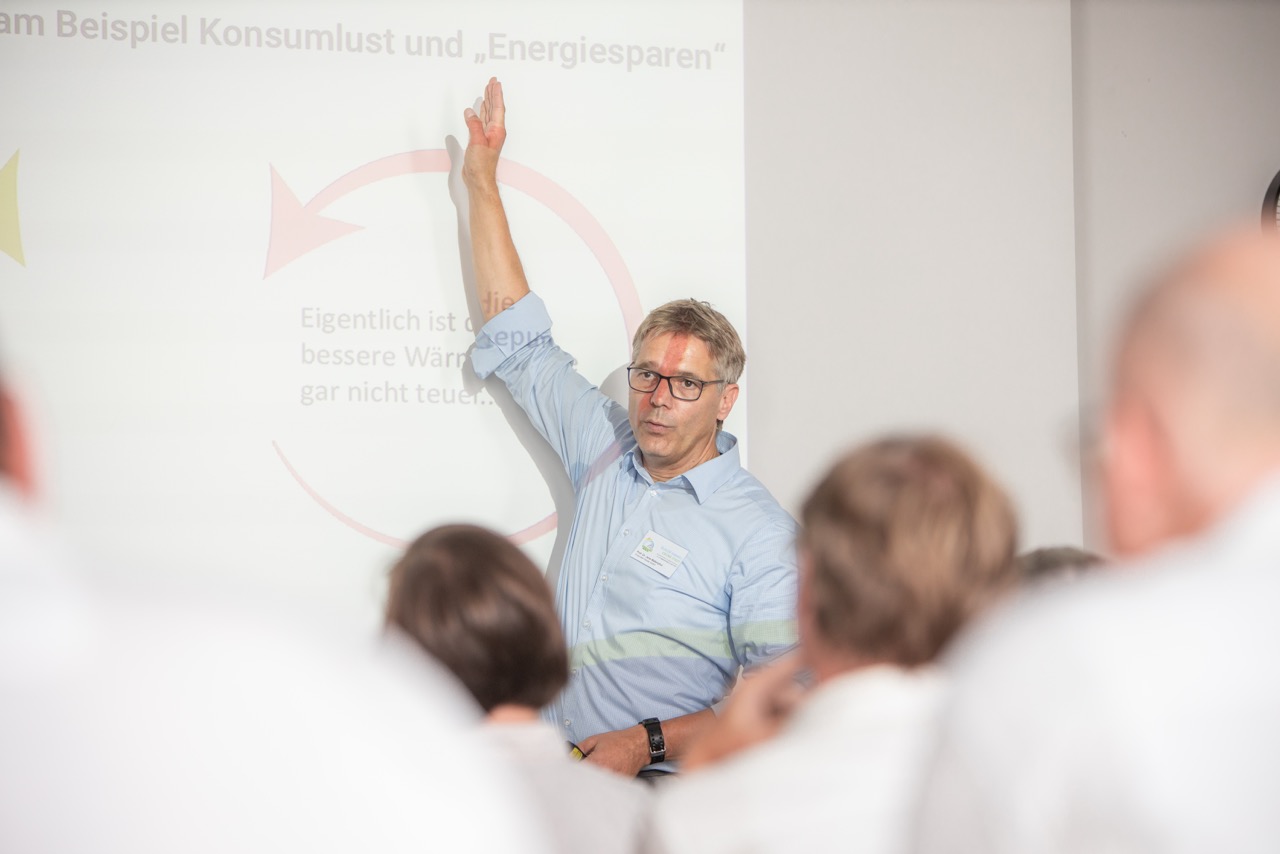 Klima Workshop Jens Watenphul beim Erklären